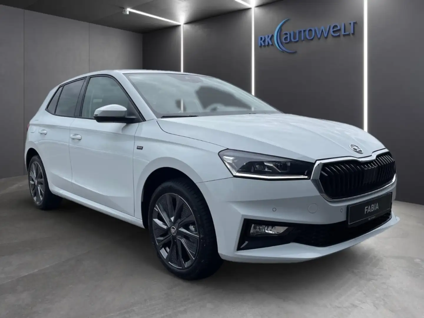 Skoda Fabia Selection 1.0 TSI DSG Klima,LED,PDC,SHZ,ACC Blanc - 2