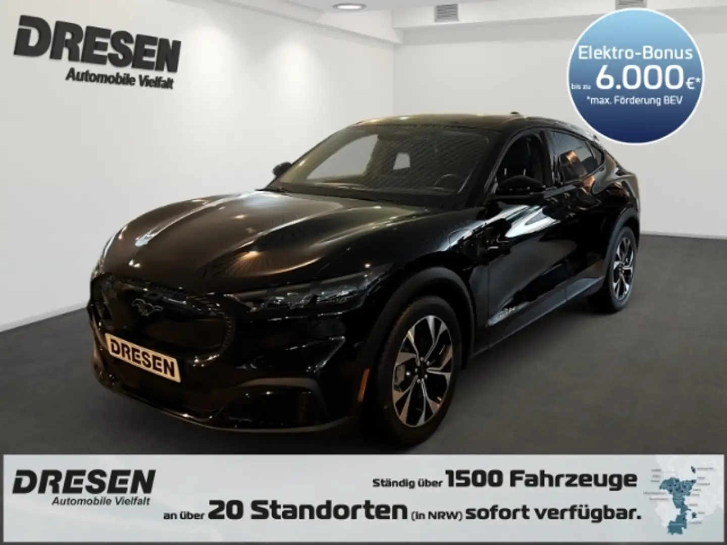 Ford Mustang Mach-E SUV Base Standard Range Prop Schwarz - 1