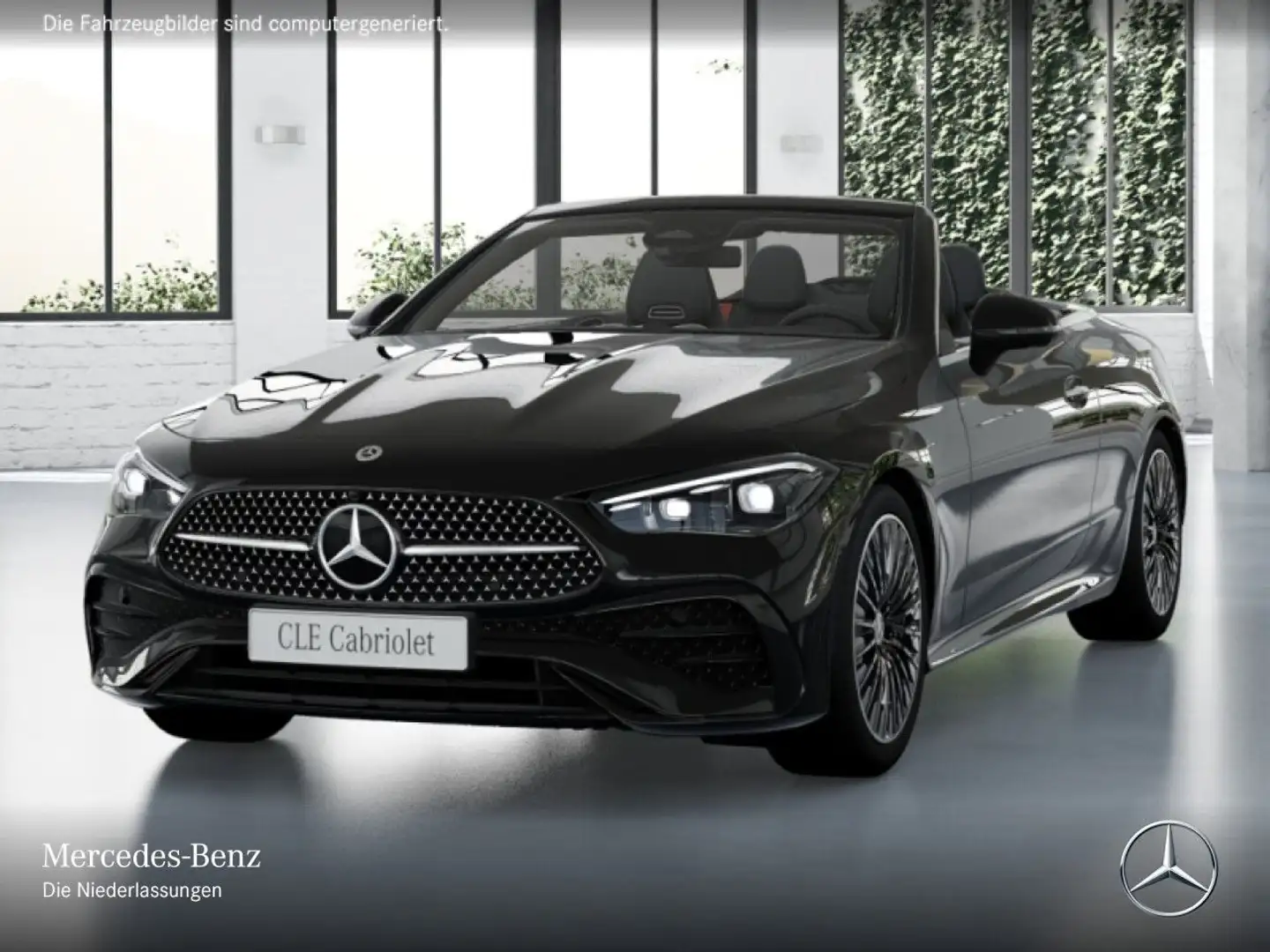 Mercedes-Benz CLE 200 AMG+NIGHT+360+BURMESTER+TOTW+KEYLESS+9G Schwarz - 2