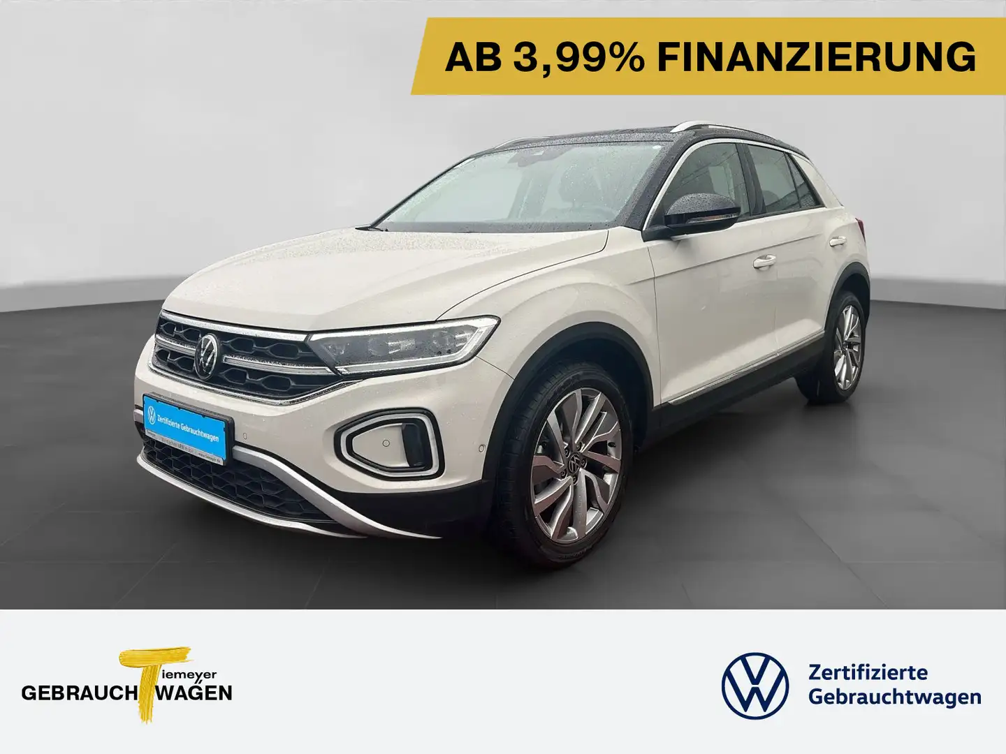 Volkswagen T-Roc 1.5 TSI DSG STYLE IQ.LIGHT STDHZ PANO LM18 Grau - 1