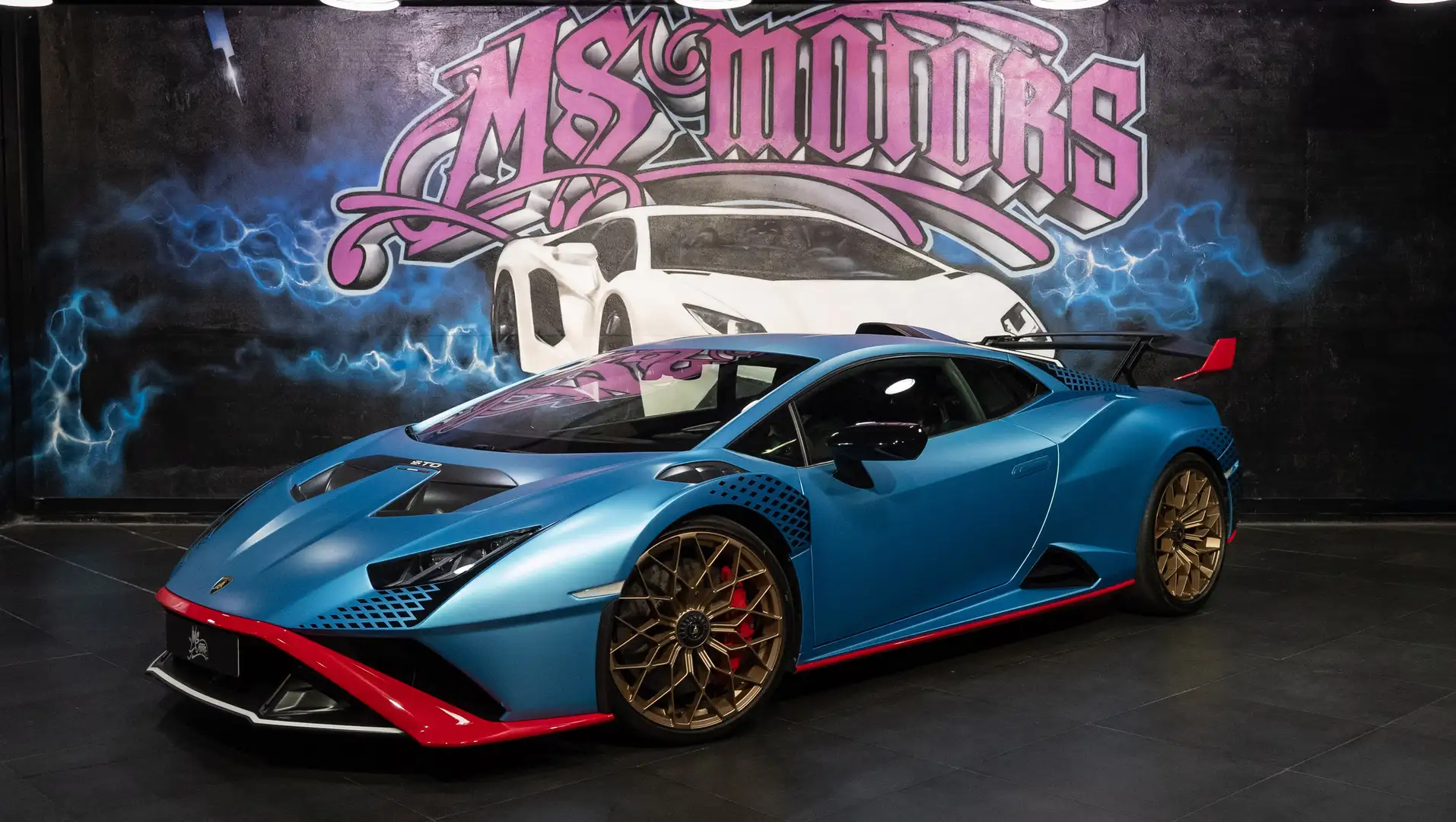 Lamborghini Huracán STO Blau - 1