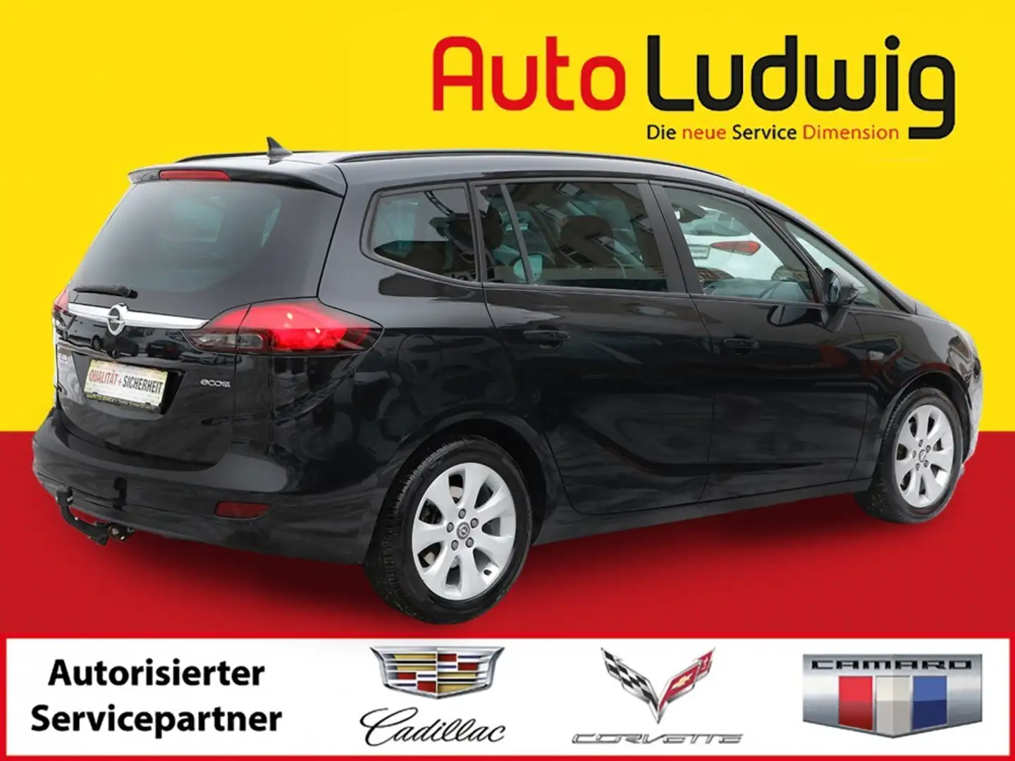 Opel Zafira Tourer 1,4 Turbo Ecotec ecoflex Edition*NAVI*PD... Schwarz - 2