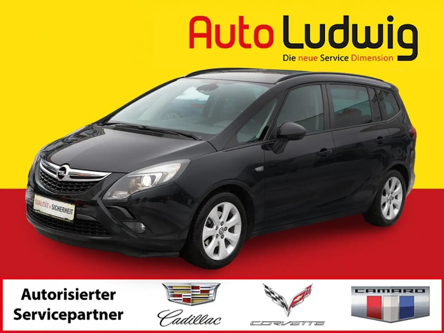 Opel Zafira Tourer 1,4 Turbo Ecotec ecoflex Edition*NAVI*PD... Schwarz - 1