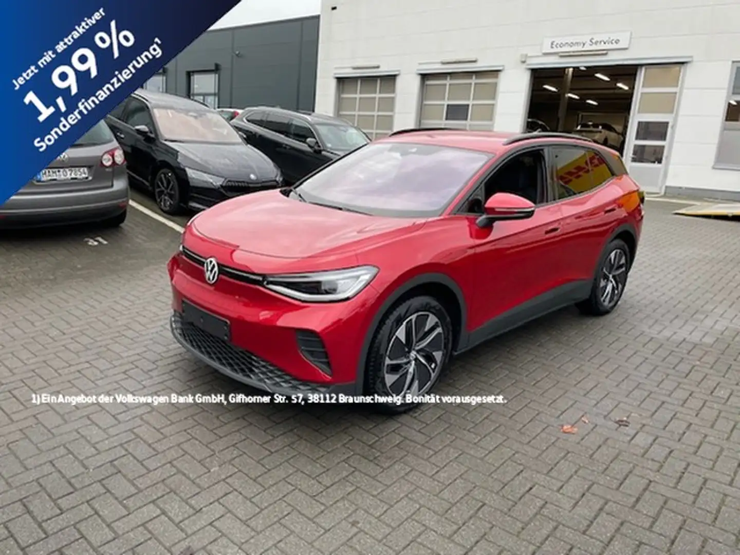 Volkswagen ID.4 Pure AHK Wärmep. ACC Navi IQ-Light 19Zoll Rot - 1