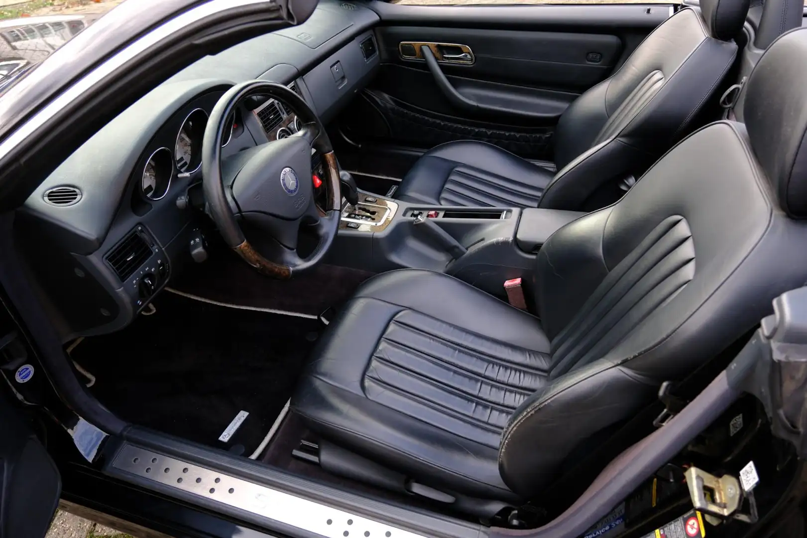 Mercedes-Benz SLK 200 K. Special Edition Aut. Leder|LMV|Cruise|Airco Zwart - 2