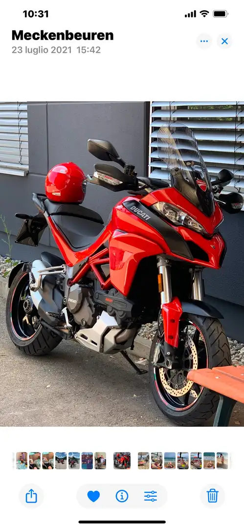 Ducati Multistrada 1200 Mit Seitenkogfer Roşu - 2