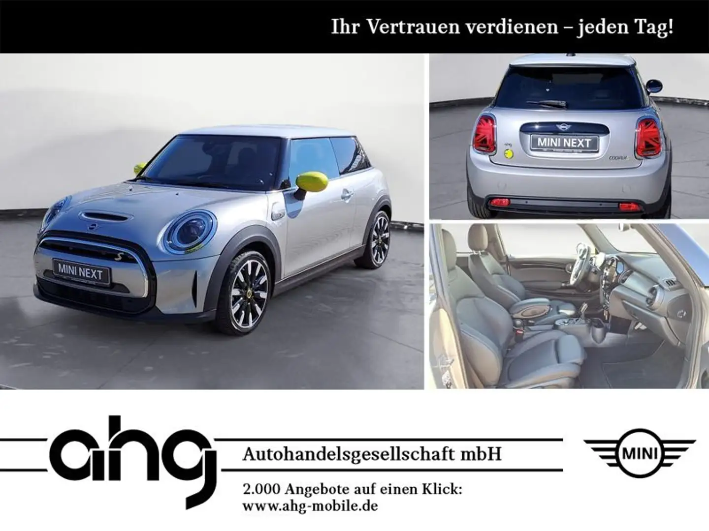 MINI Cooper SE . MINI Electric Trim Klimaaut. PDC Silber - 1