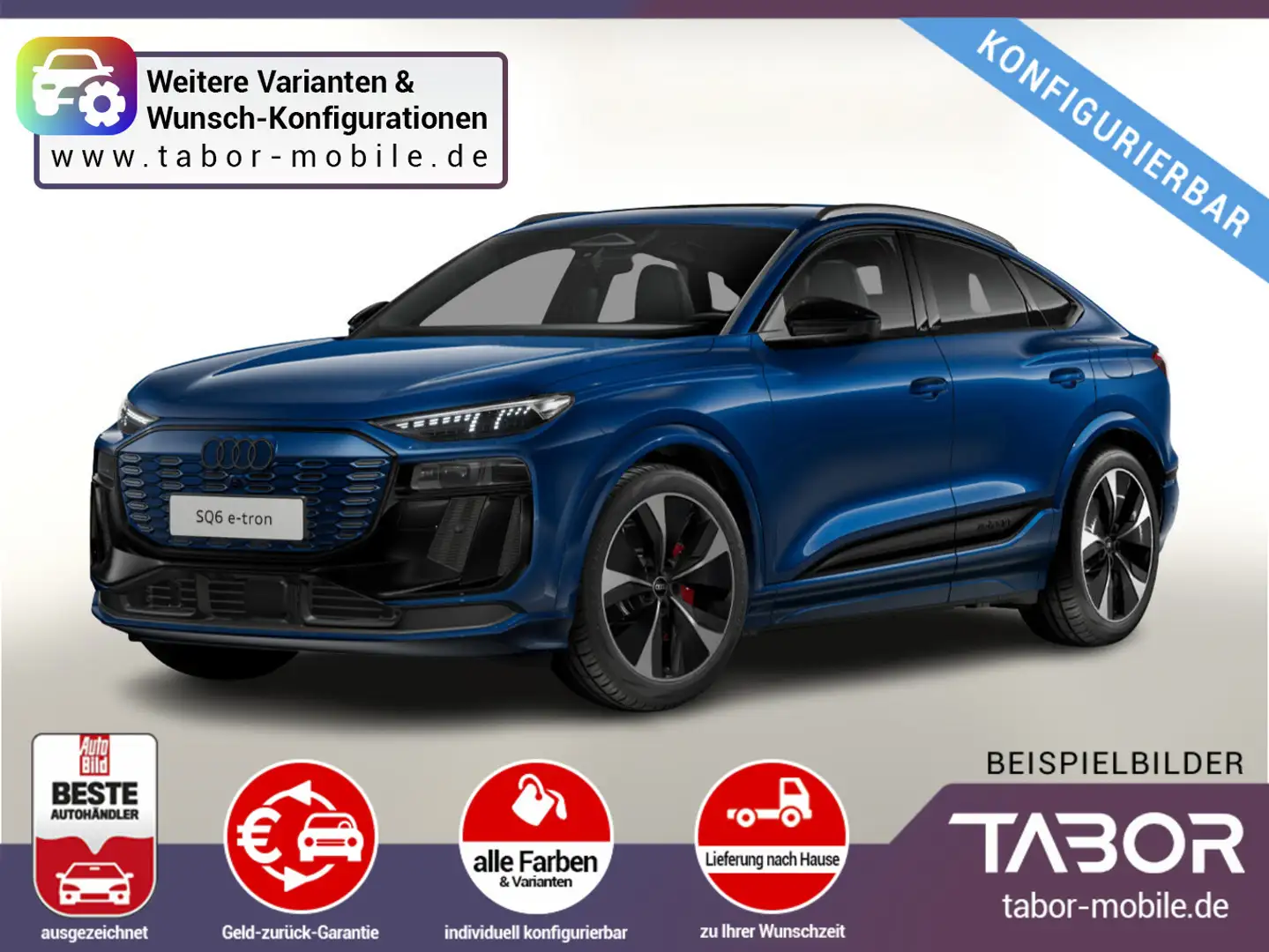 Audi SQ6 e-tron e-tron Sportback 489 LED+ Nav Kam360 UVP-20%* Gri - 1