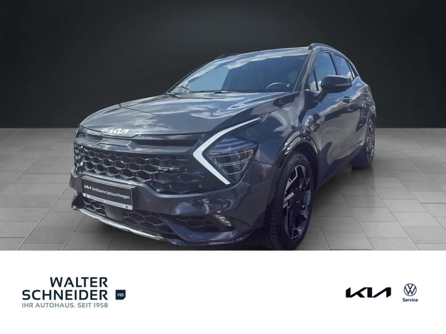 Kia Sportage SPORTAGE 1.6 AWD DCT GT-Line Drive Pano Navi LED Grijs - 1