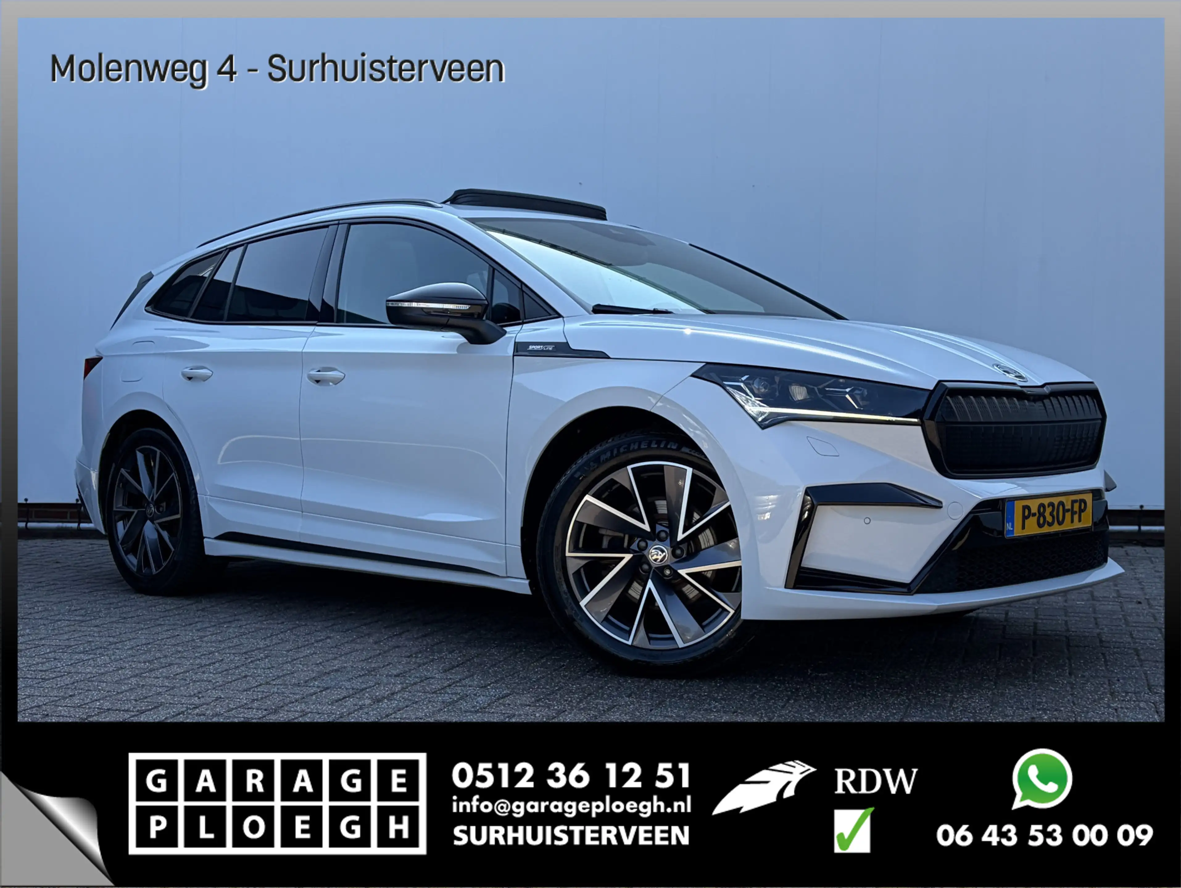 Skoda Enyaq iV 60 Sportline Pano Camera Carplay Led Stoel/Stuu
