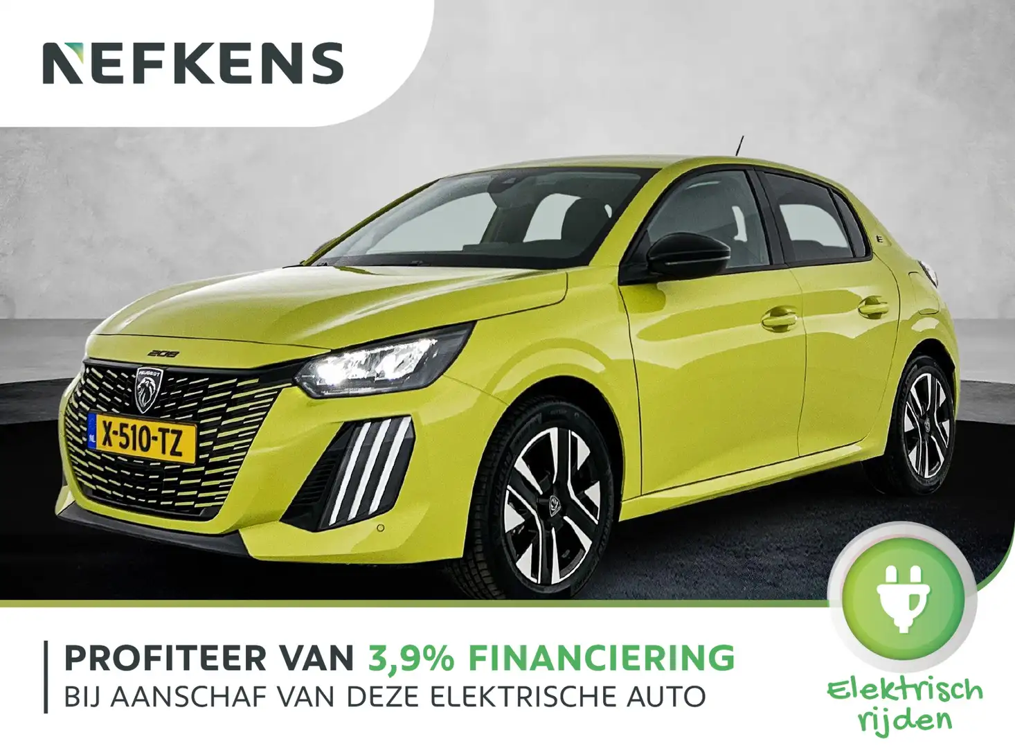Peugeot e-208 EV Style 50 kWh 136pk | Navigatie | Climate Contro Jaune - 1