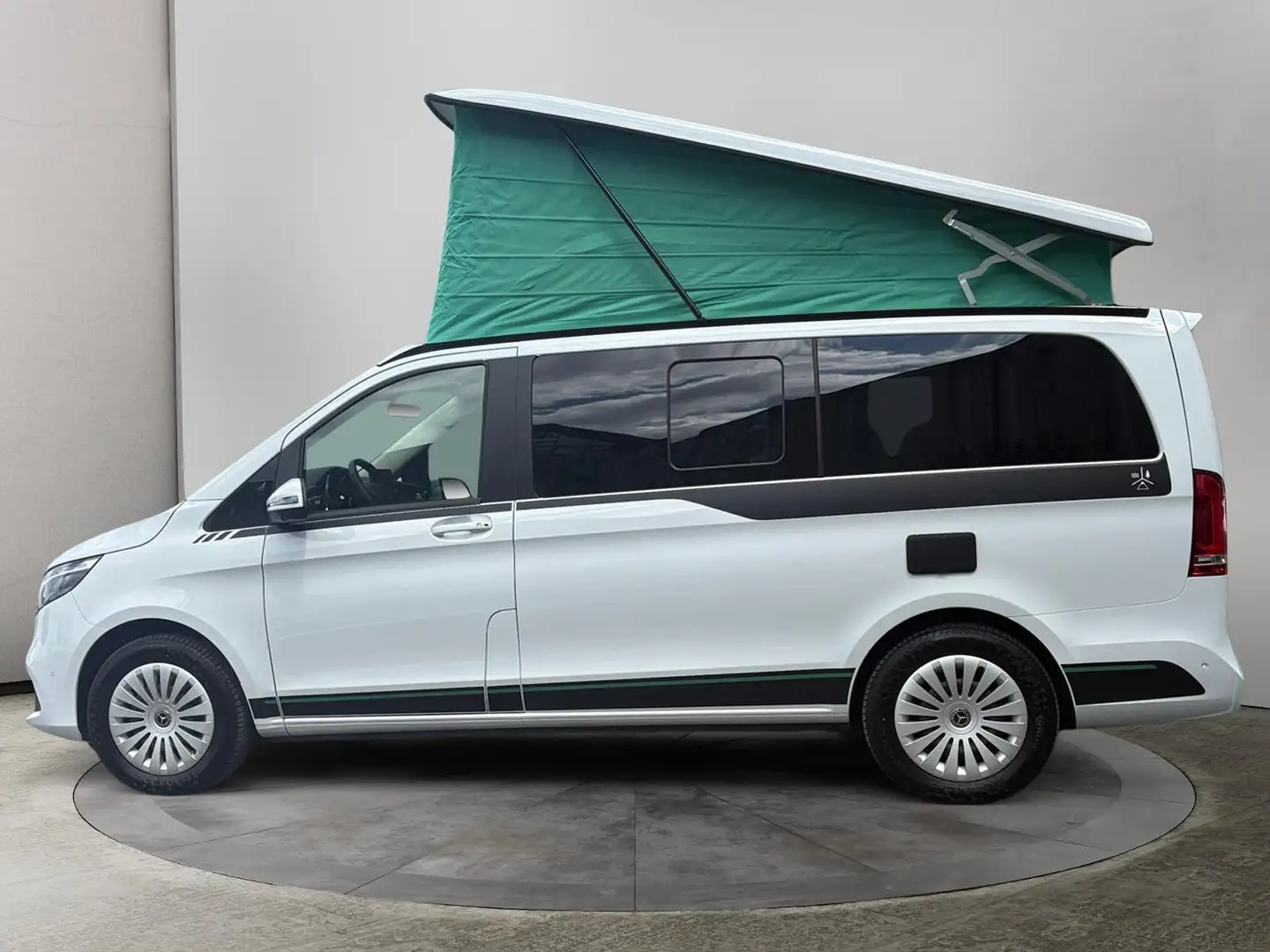 Mercedes-Benz V 300 300d 4-MATIC Lang MARCO POLO Blanc - 2