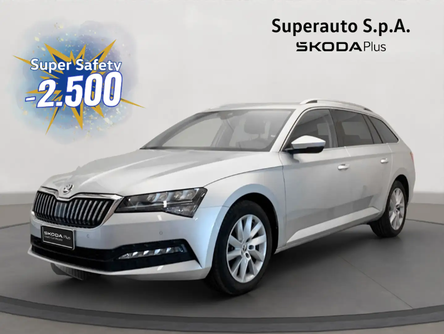 Skoda Superb 2.0 TDI EVO SCR DSG Wagon Executive Argento - 1