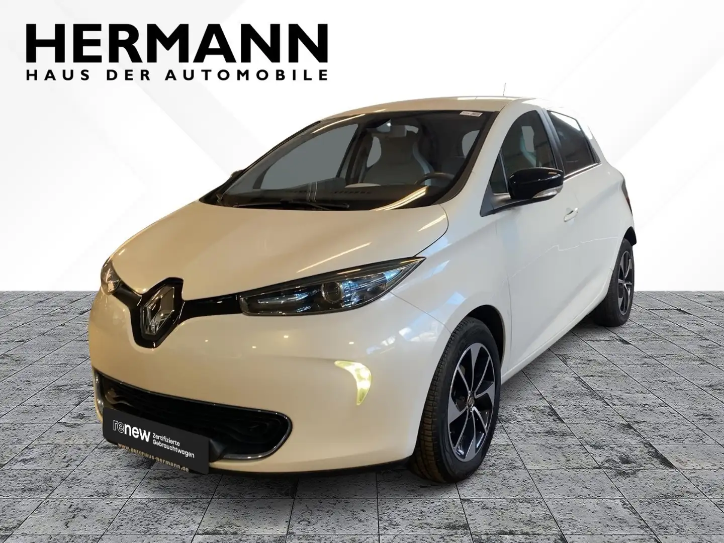 Renault ZOE (Miet-Batterie) Zen *NAVI*KeyLess*KlimaA Weiß - 1