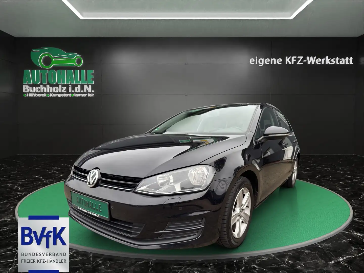 Volkswagen Golf VII~2.0 TDI / 150 PS~KLIMA~NAVI~ALU~PDC~el.FH~Grün Schwarz - 1