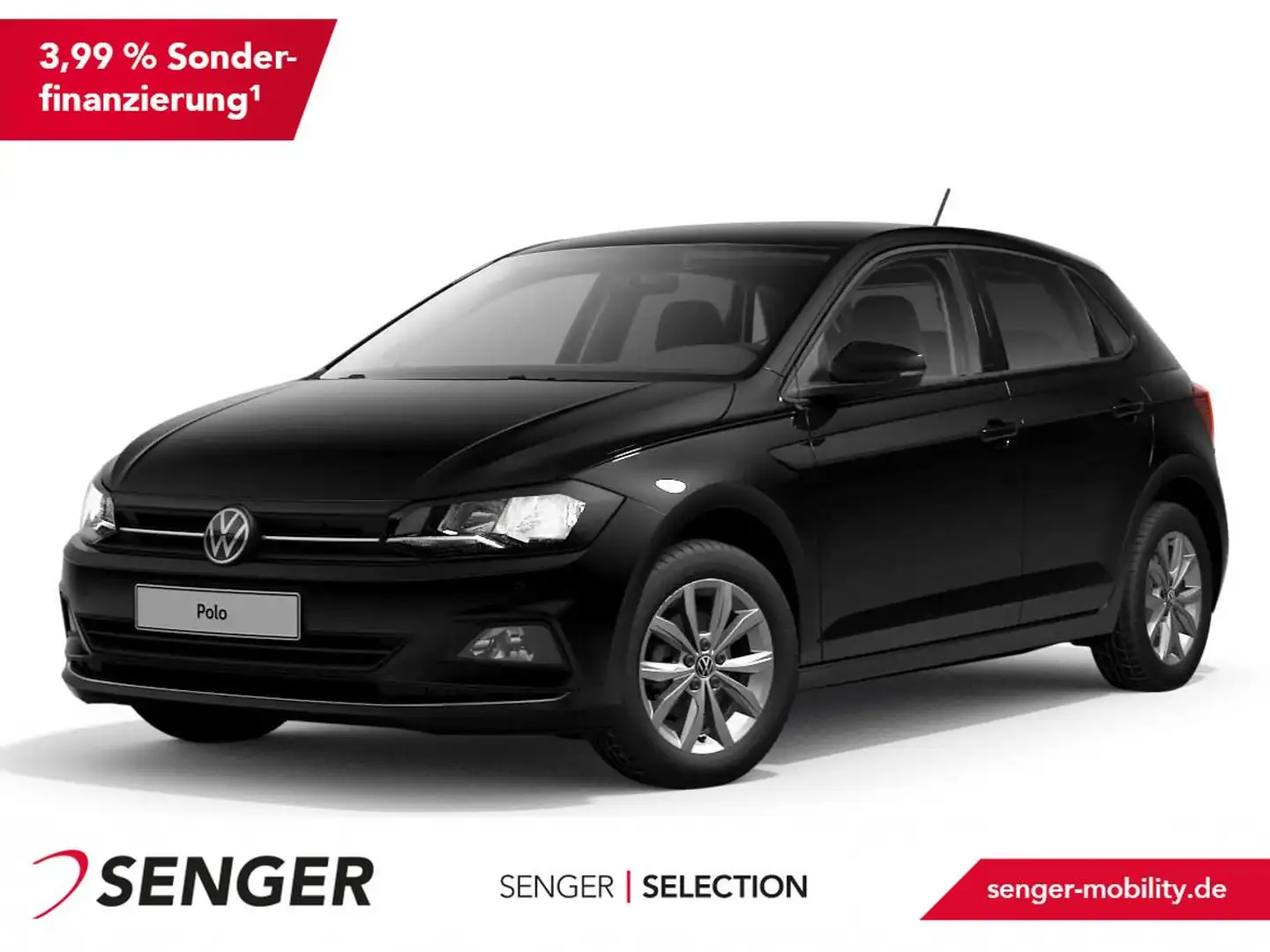 Volkswagen Polo 1.0 TSI Highline ACC PDC SHZ APP Negro - 1