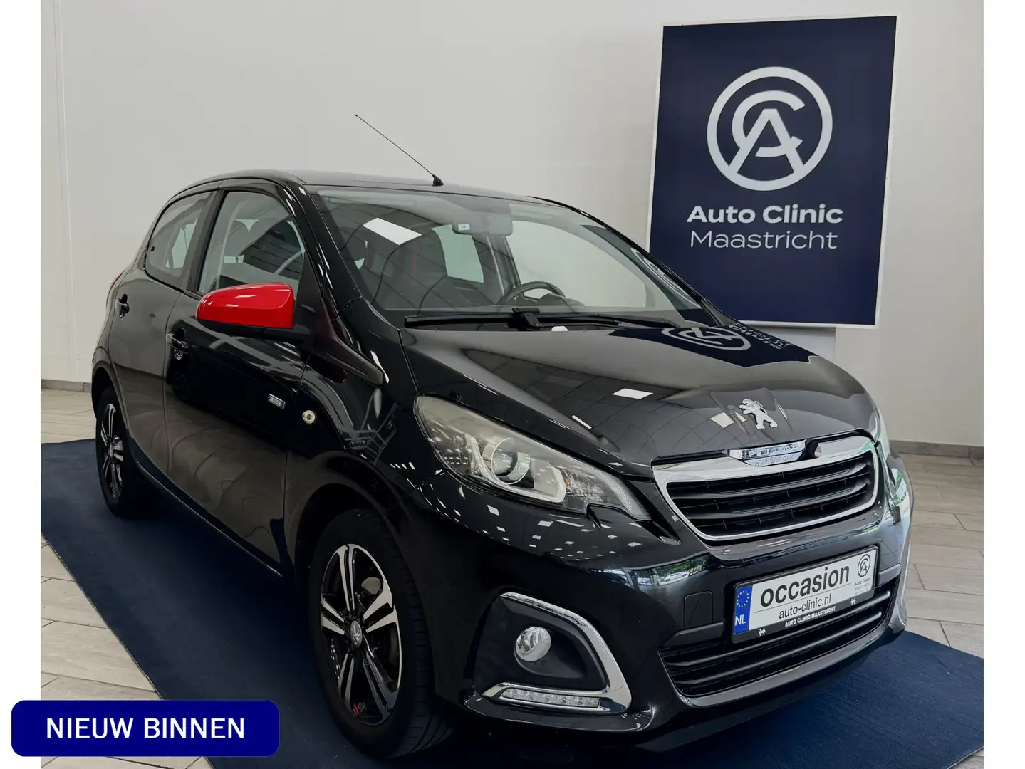 Peugeot 108 1.0 e-VTi Access 5-DRS 12 MDN GARANTIE | AIRCO | Zwart - 1