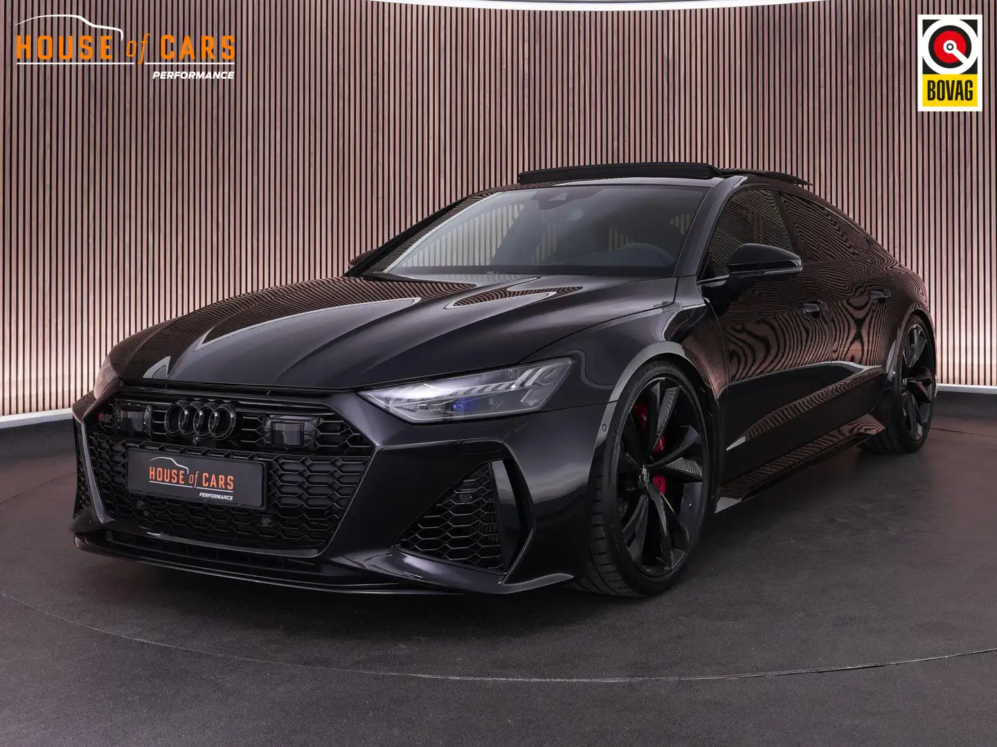 Audi RS7 Sportback 4.0 TFSI quattro |dealer onderhouden|Akr Zwart - 1