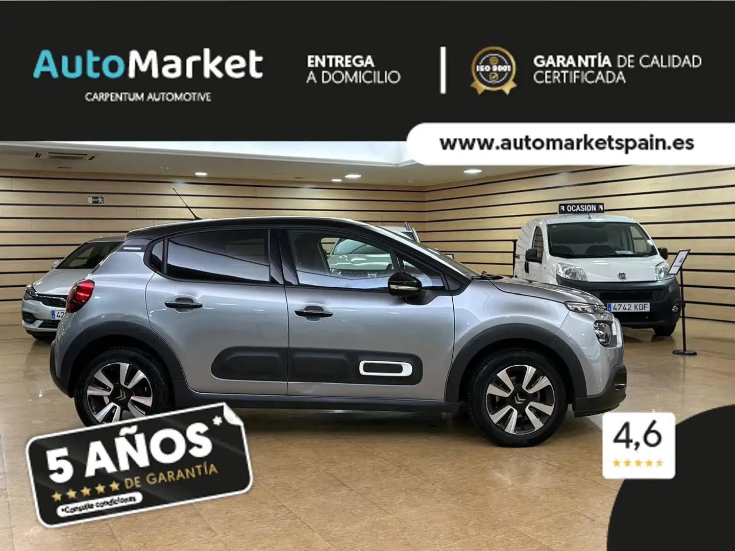 Citroen C3 PureTech Plateado - 2