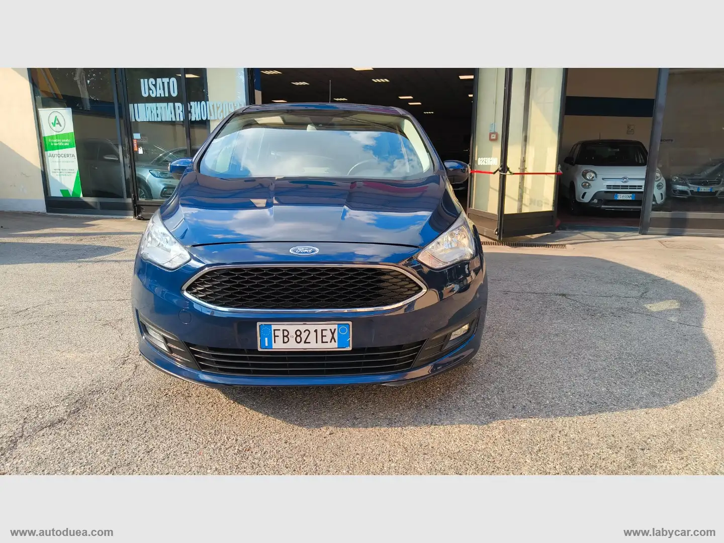 Ford C-Max 7 POSTI 1.0 125 CV Titanium GANCIO TRAINO Blu/Azzurro - 2