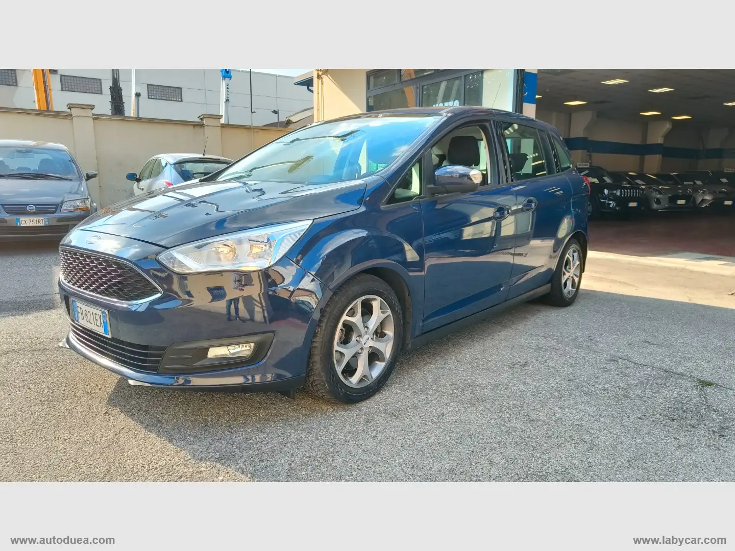 Ford C-Max 7 POSTI 1.0 125 CV Titanium GANCIO TRAINO Blu/Azzurro - 1