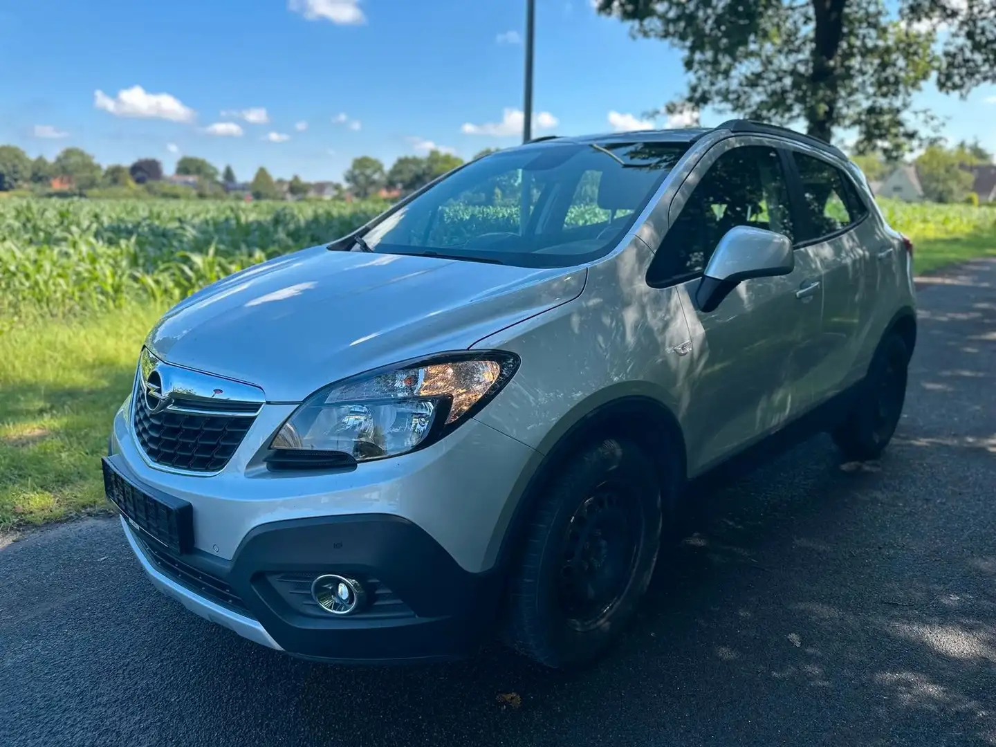 Opel Mokka Edition/Navi/PDC/SHZ/AHK/1-Hand/Scheckheft Argent - 1