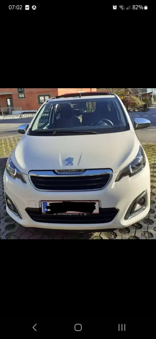Peugeot 108 108 1,2 PureTech 82 Top! Allure Top! Allure Weiß - 2