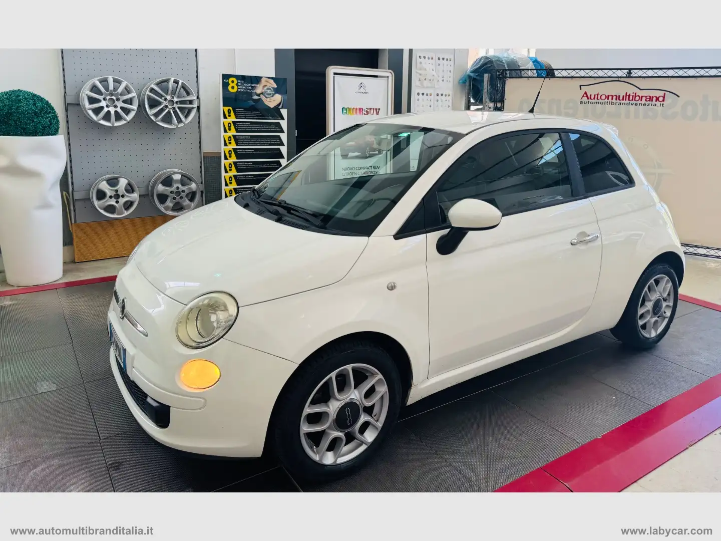 Fiat 500 1.2 Blanc - 1
