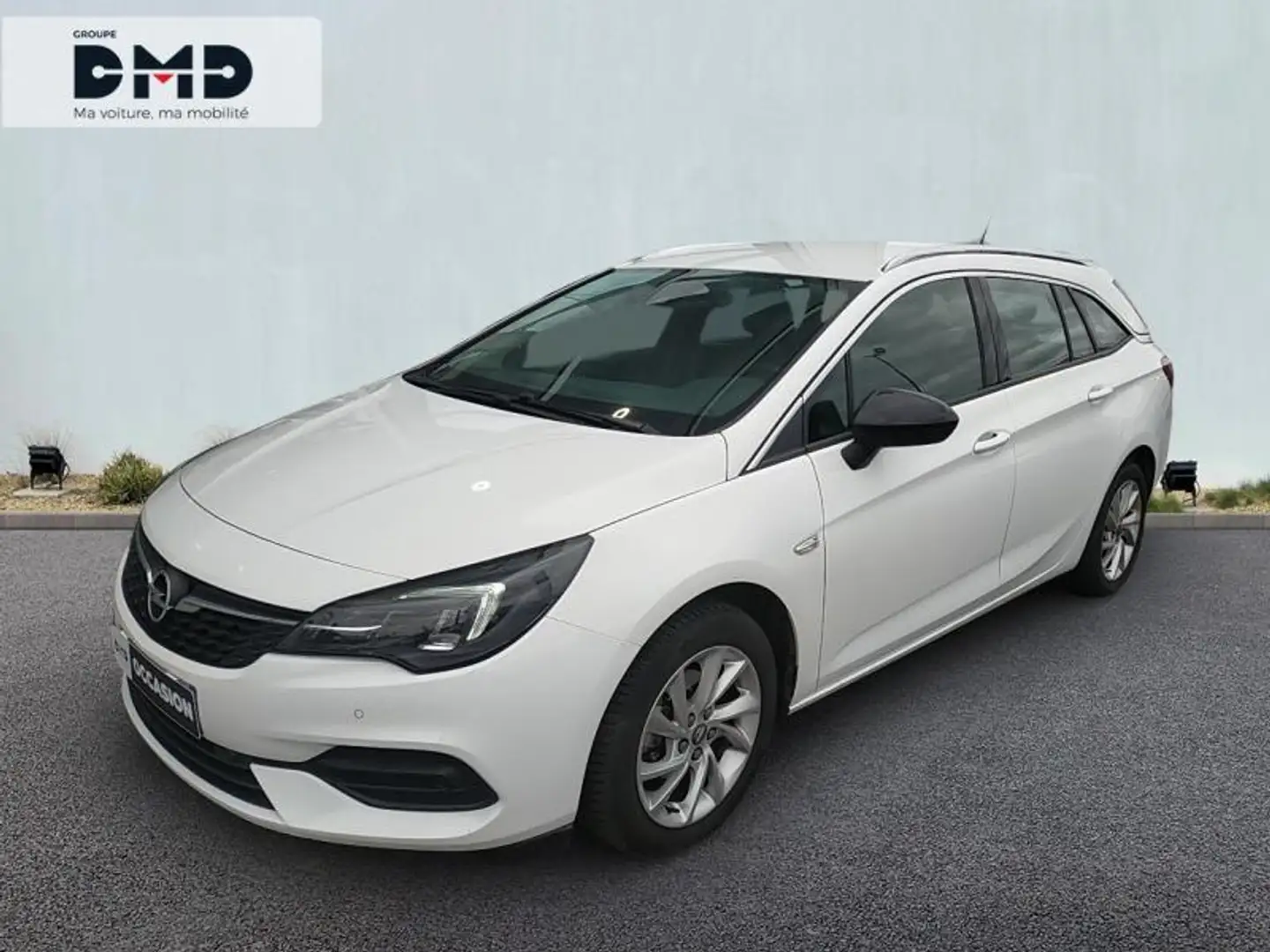 Opel Astra 1.2 Turbo 130ch Elegance Business 7cv Blanc - 1