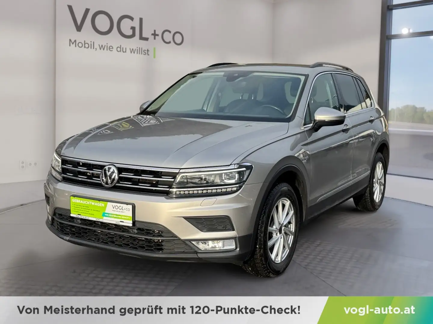 Volkswagen Tiguan 2,0 TDI SCR 4Motion Comfortline DSG Silber - 1