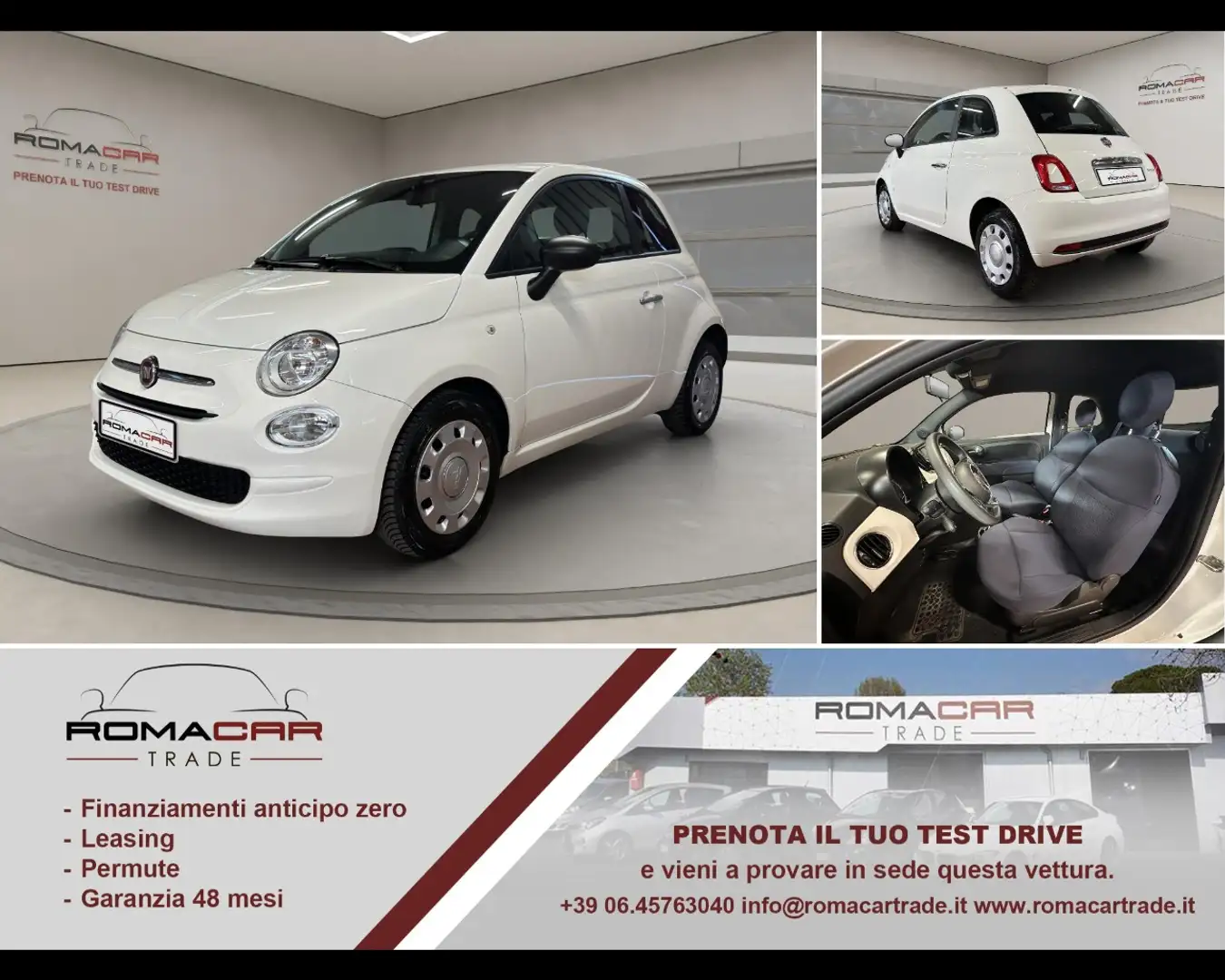Fiat 500 (2015-2024) - 500 1.0 Hybrid Cult Bianco - 1
