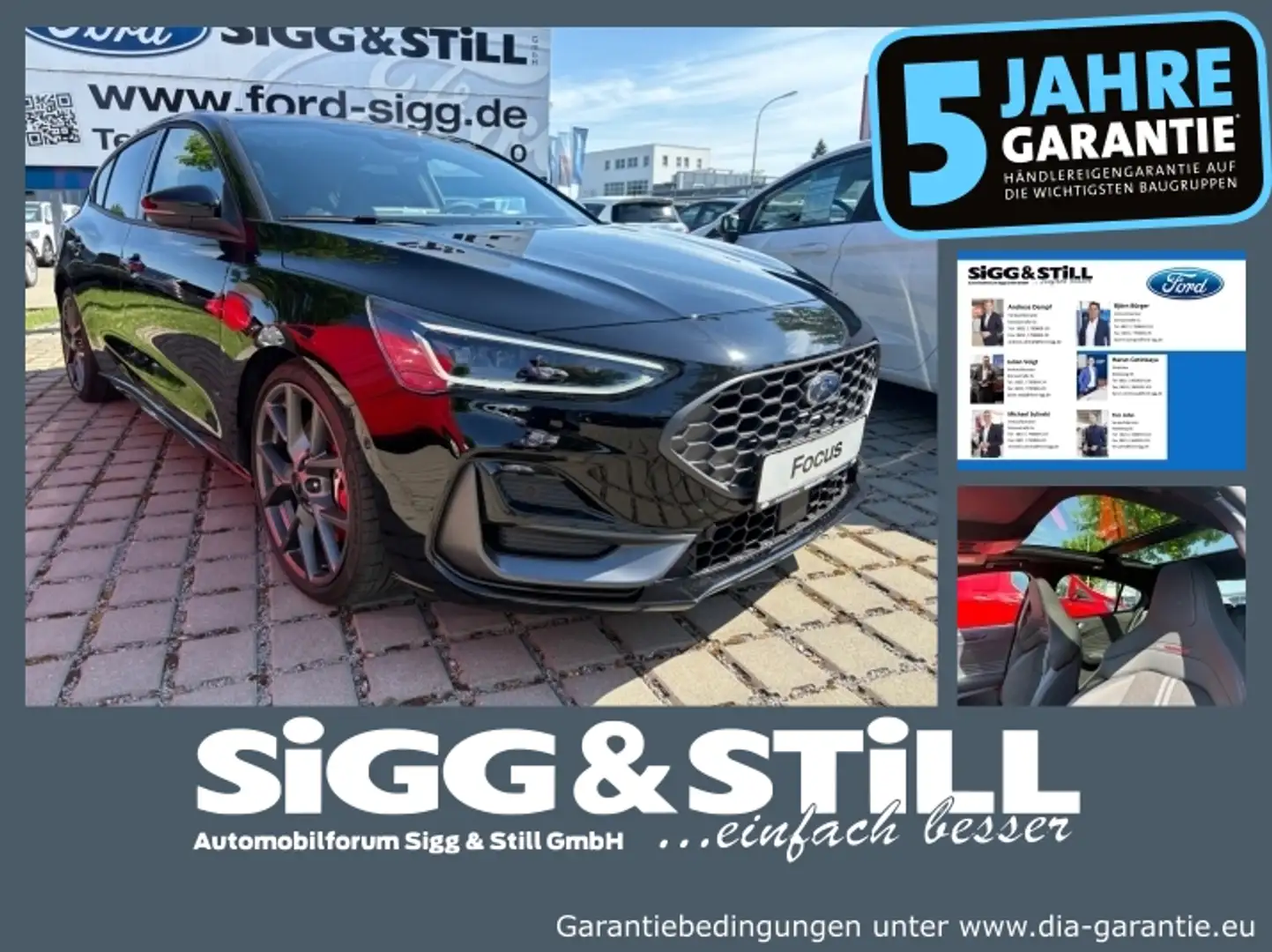 Ford Focus ST X 2.3 PANO*PARK-ASS*LED-MATRIX*iACC*B&O Schwarz - 1