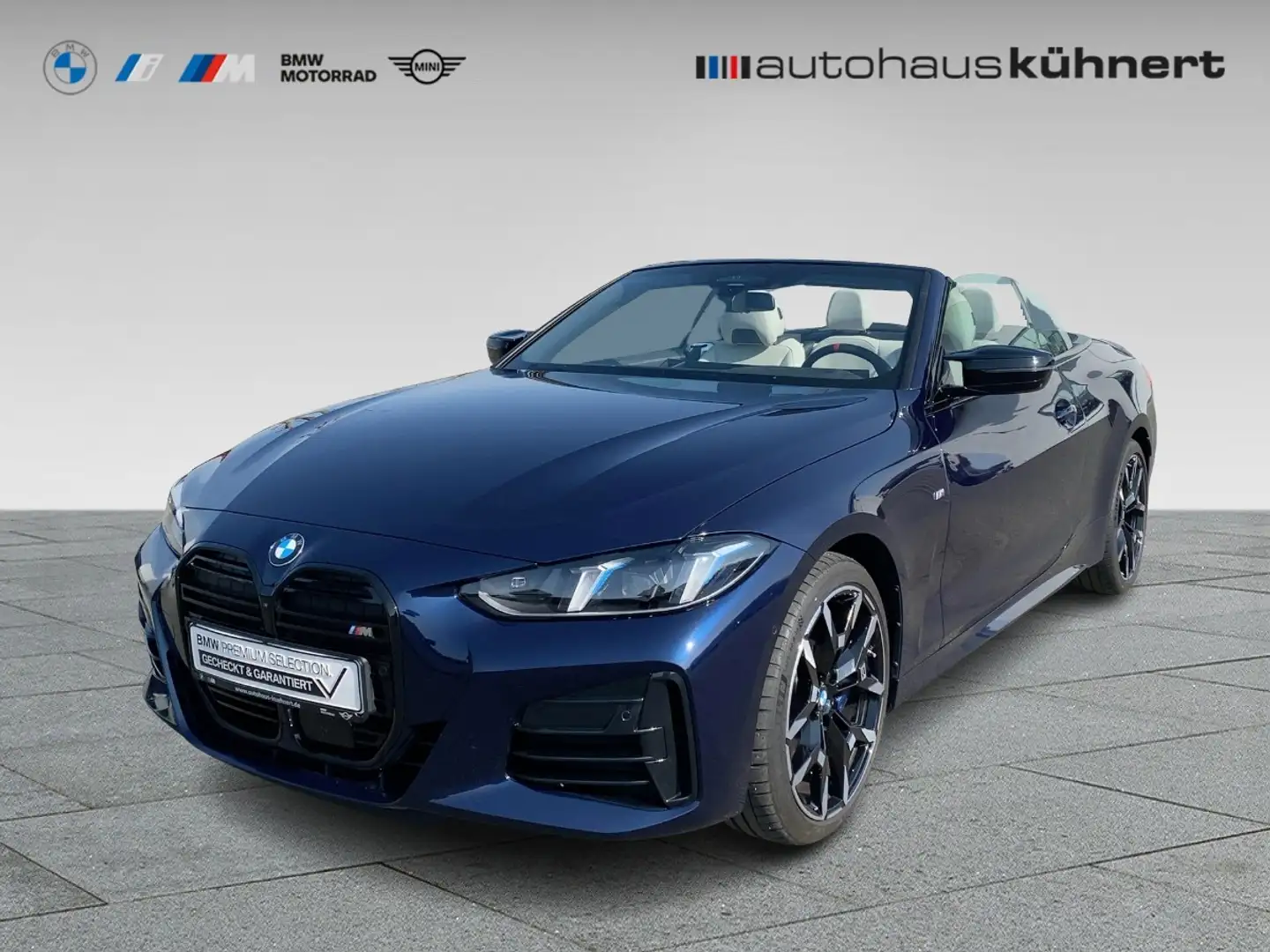 BMW 440 Md xDrive Cabrio LCI ACC HiFi H-K adapt.Fw. AHK St Blau - 1