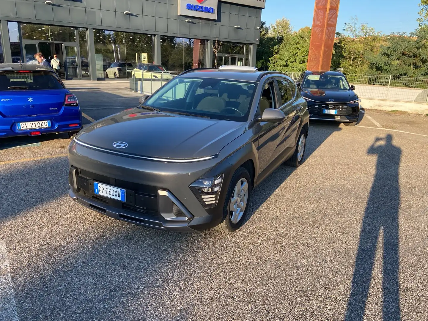 Hyundai KONA Kona 1.0 T-GDI Hybrid 48V iMT XLine Grau - 1