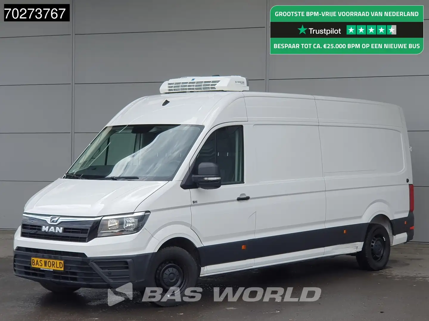 MAN TGE 3.140 Koelwagen Automaat Thermo King V-200 MAX L4H Blanc - 1
