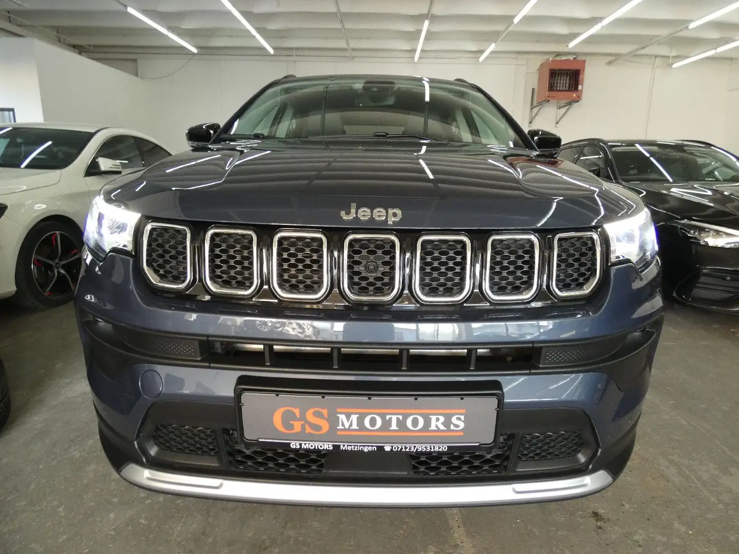 Jeep Compass 1.3 GSE LIMITED*UCONNECT*LED*NAVI* Bleu - 2