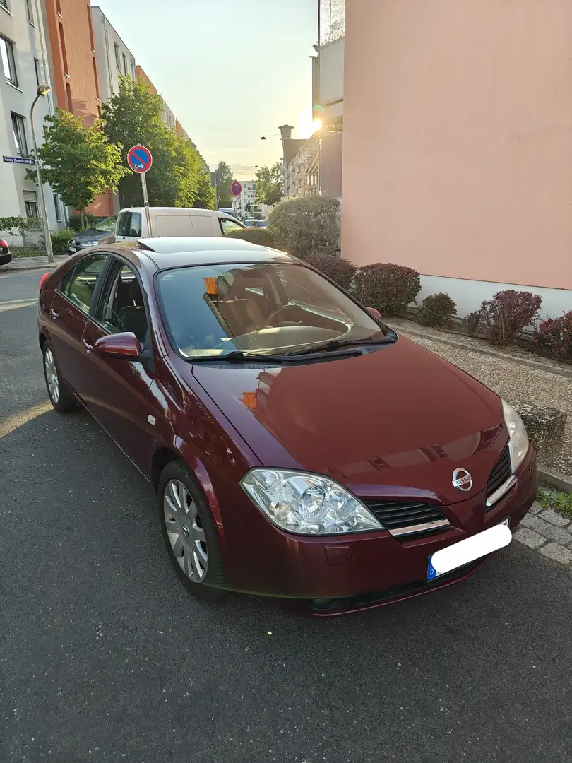 Nissan Primera 2.0 Sonderaus. tekna - Automatik - Rentnerfahrzeug Rot - 1