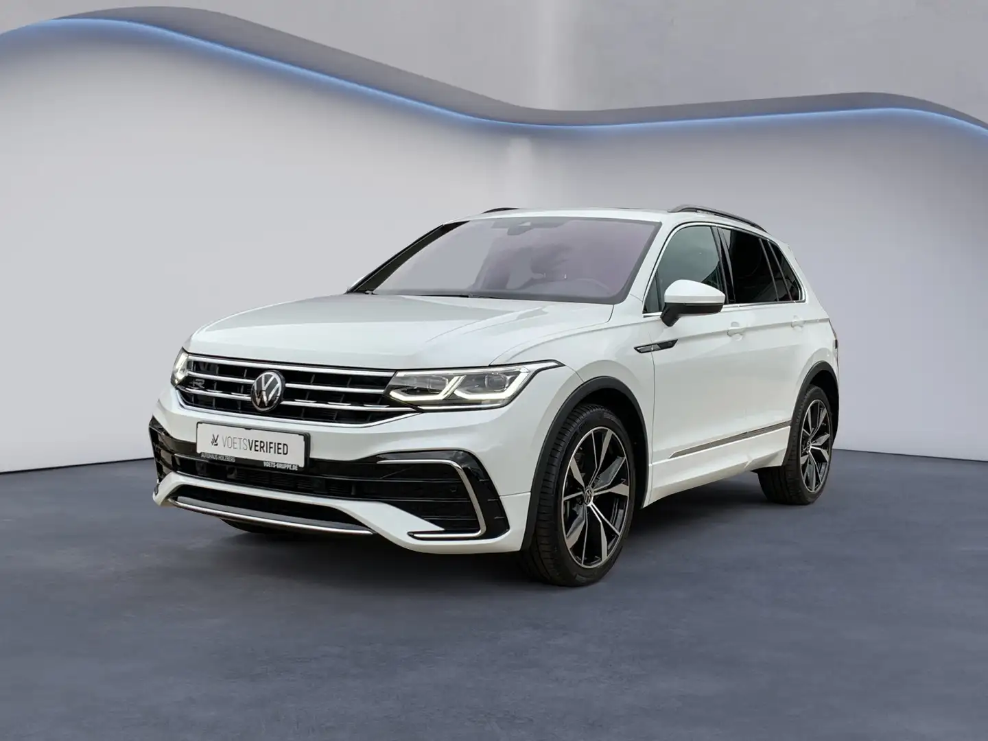 Volkswagen Tiguan 2.0 TDI R-Line 4Motion IQ.LIGHT+NAVI+RFK Wit - 1