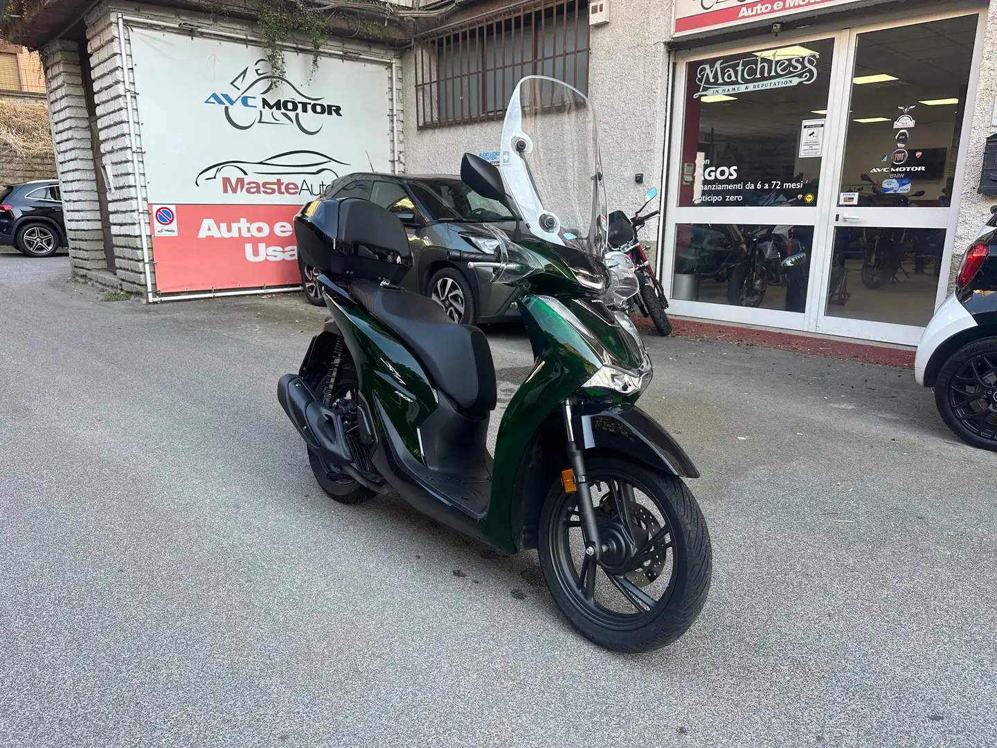Honda SH 150 VETRO 03/34 KM.6868 UNIPRO. Verde - 1