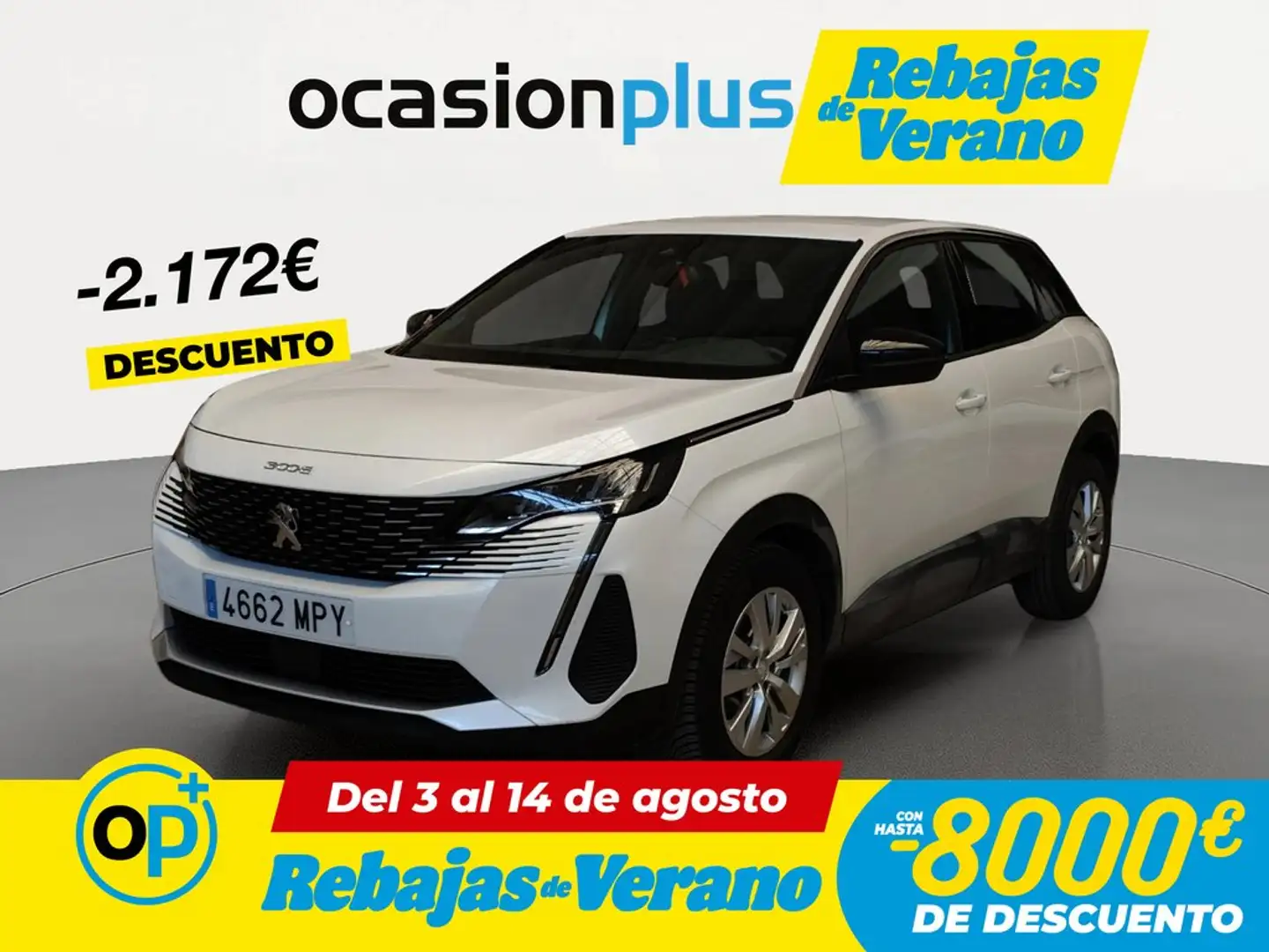 Peugeot 3008 1.5BlueHDi Active Pack S&S EAT8 130 Blanco - 1