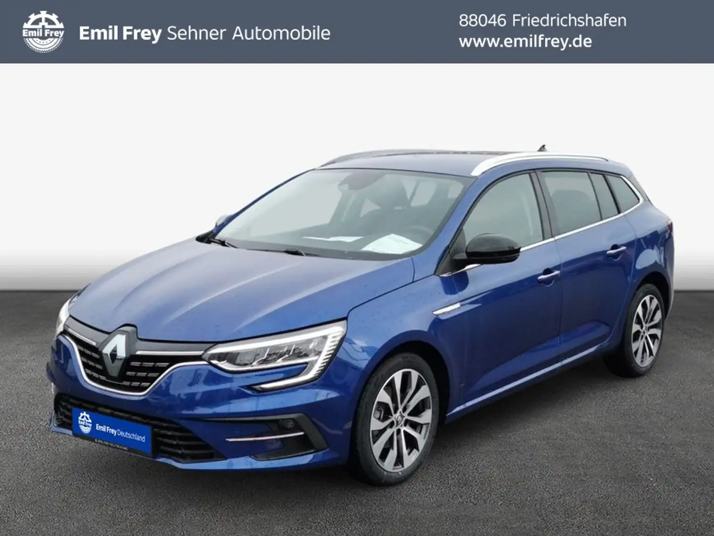 Renault Megane Grandtour TCe 140 GPF EDC TECHNO Bleu - 1