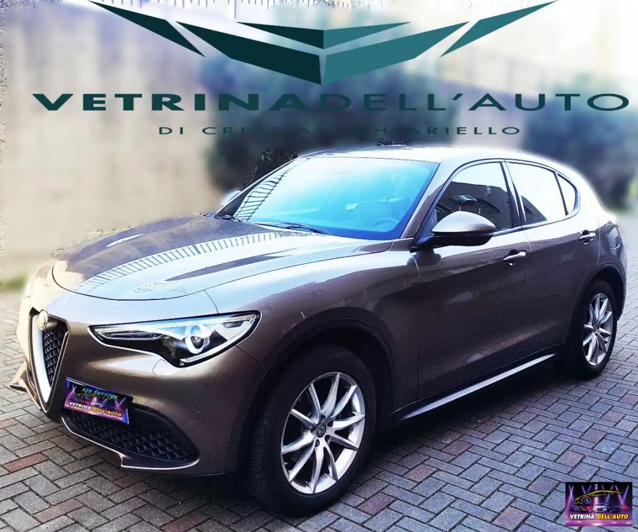 Alfa Romeo Stelvio 2.2 T.diesel 210CV AT8 Q4 Lusso Brons - 2