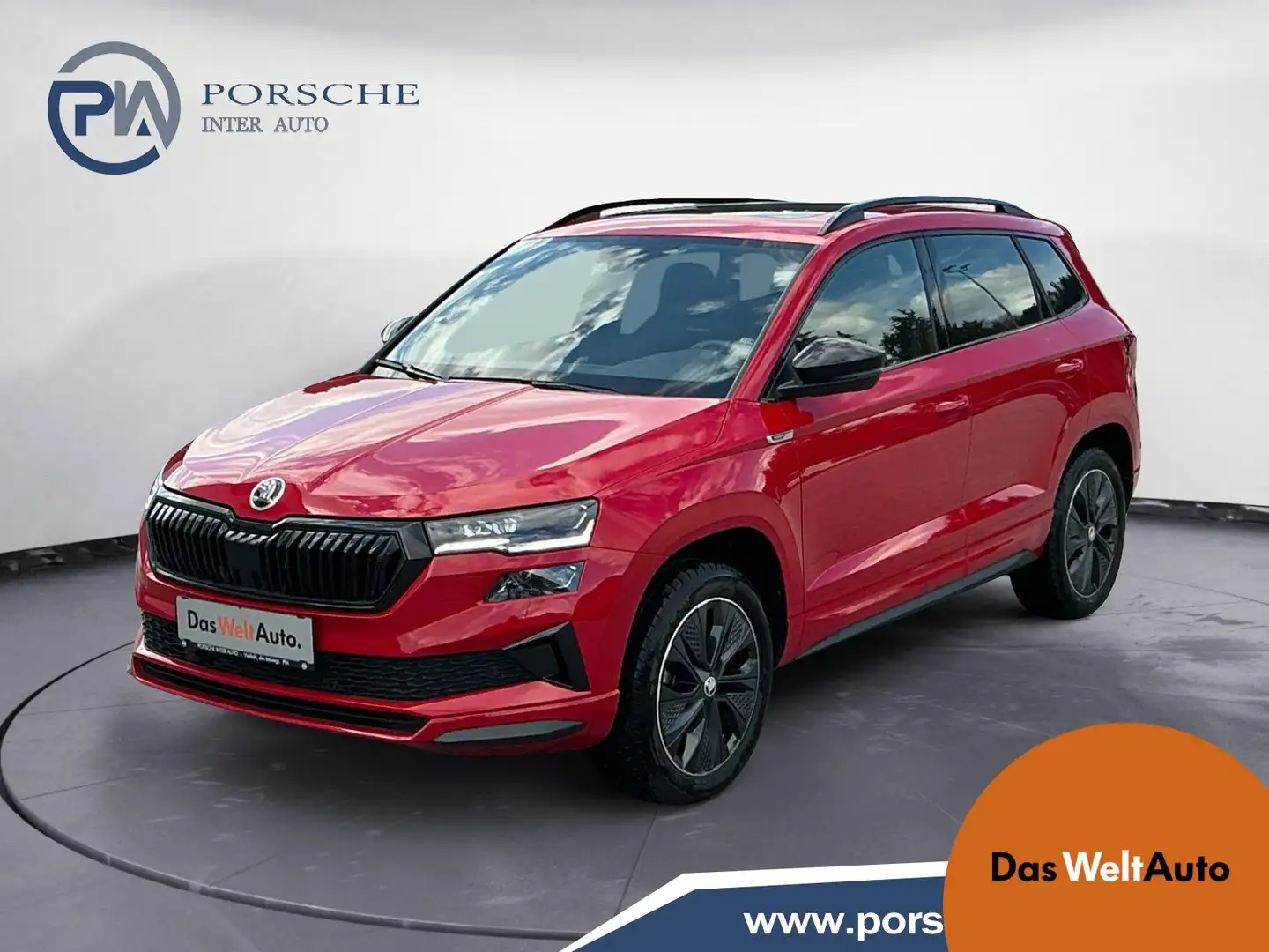 Skoda Karoq 4x4 Sportline TDI DSG Rojo - 1