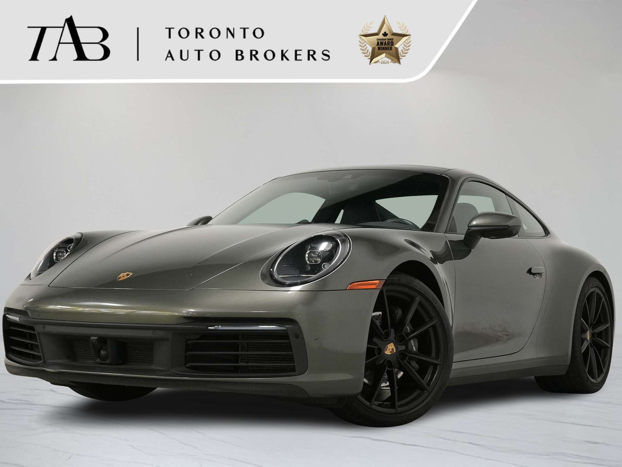 Green 2022 Porsche 911 Coupe All-Wheel Drive Automatic