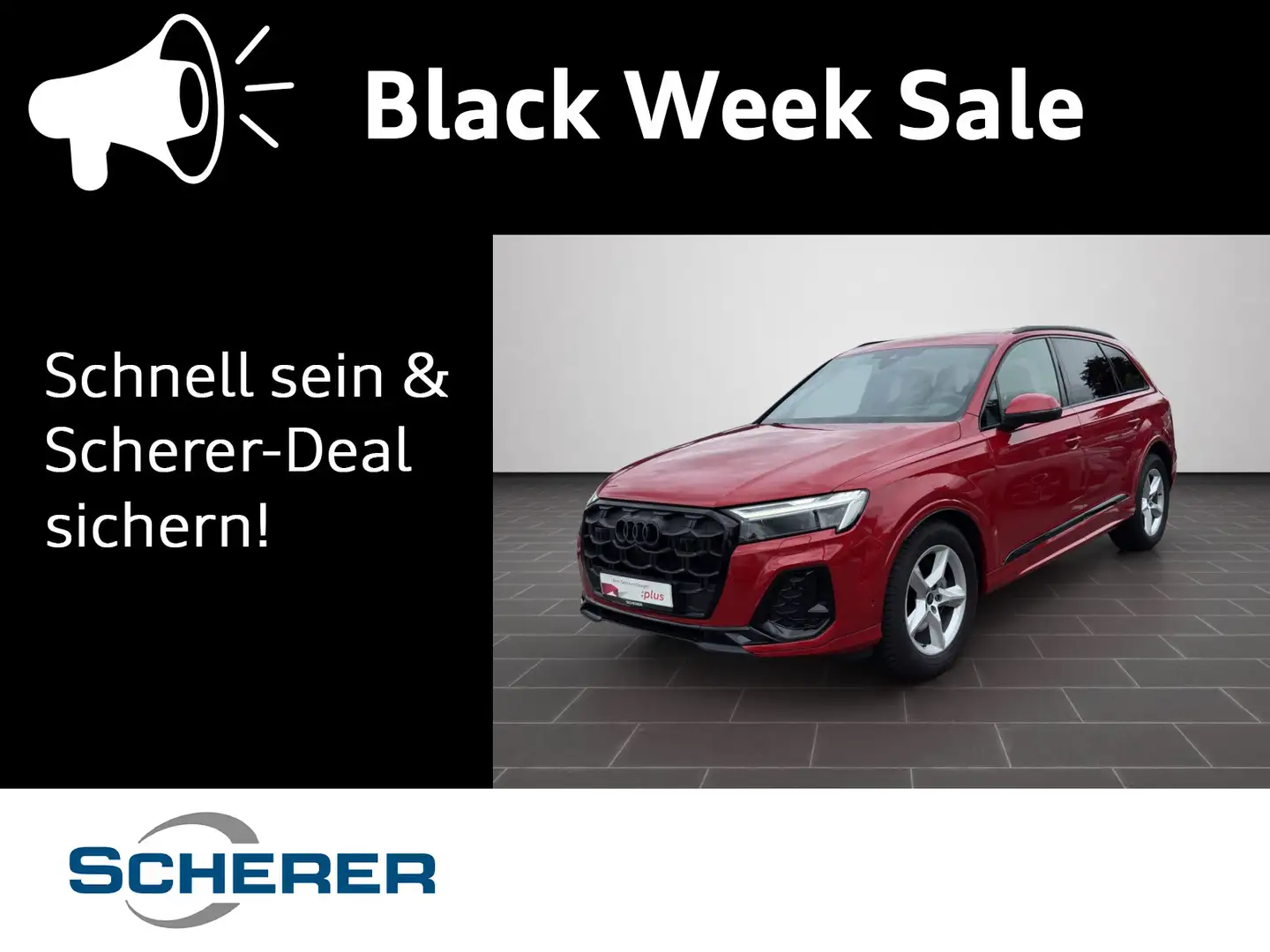 Audi Q7 45 TDI quattro S line tiptronic MATRIX AHK HU Rot - 1
