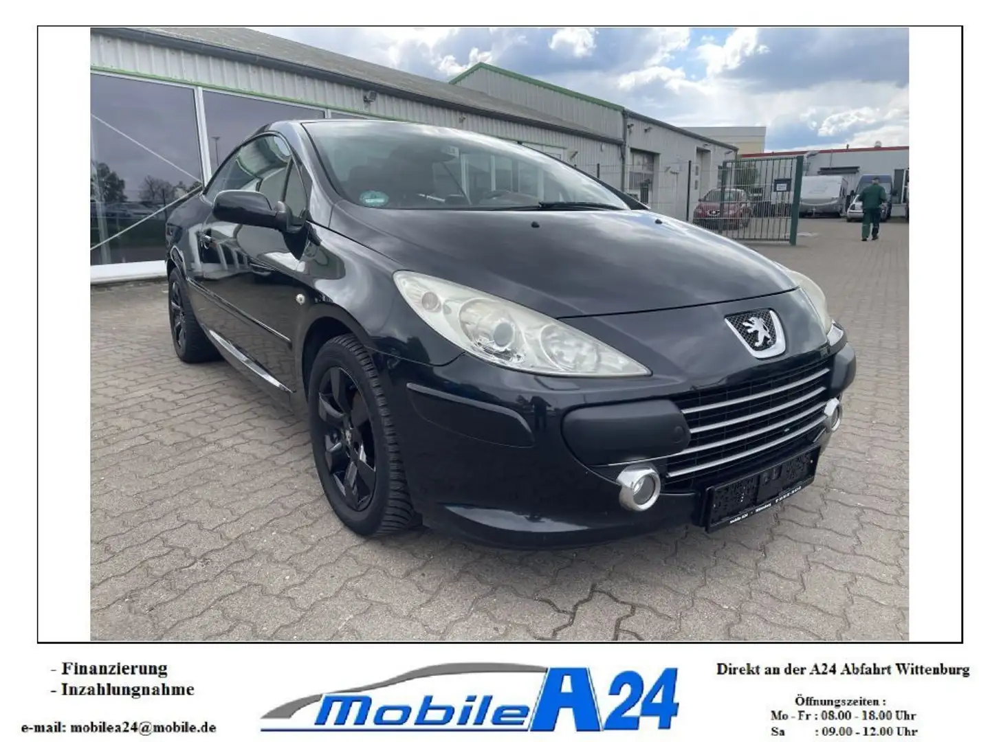 Peugeot 307 CC HDi FAP 135 Sport - Xenon LEDER PDC SHZ Schwarz - 1