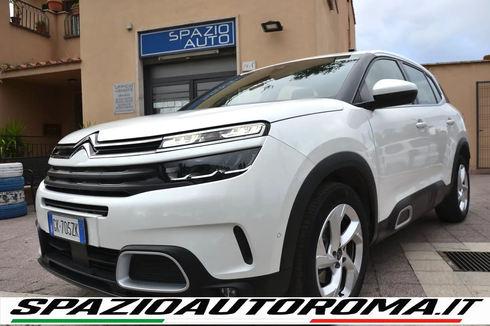 Citroen C5 Aircross 1.5 HDI 130CV EAT8 PELLE+NAV+RCAM+FULL LED+PRIVACY Blanc - 1