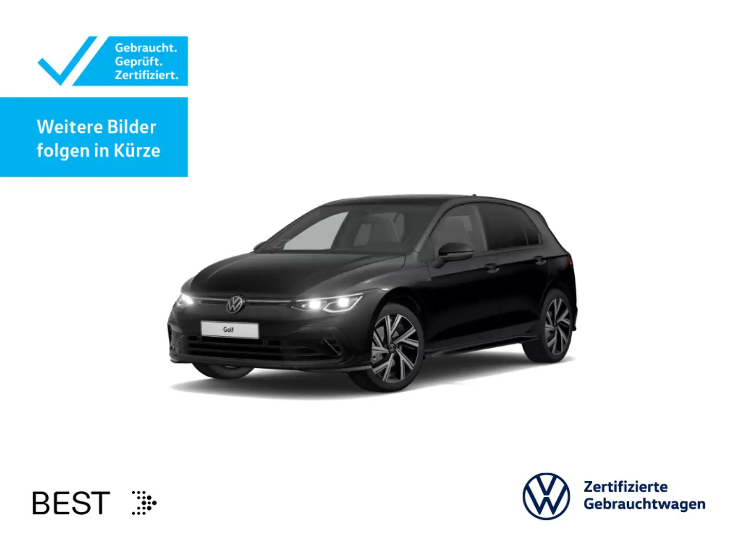 Volkswagen Golf VIII 2.0 TSI DSG 4MOTION R-LINE*BLACK-STYLE Schwarz - 1