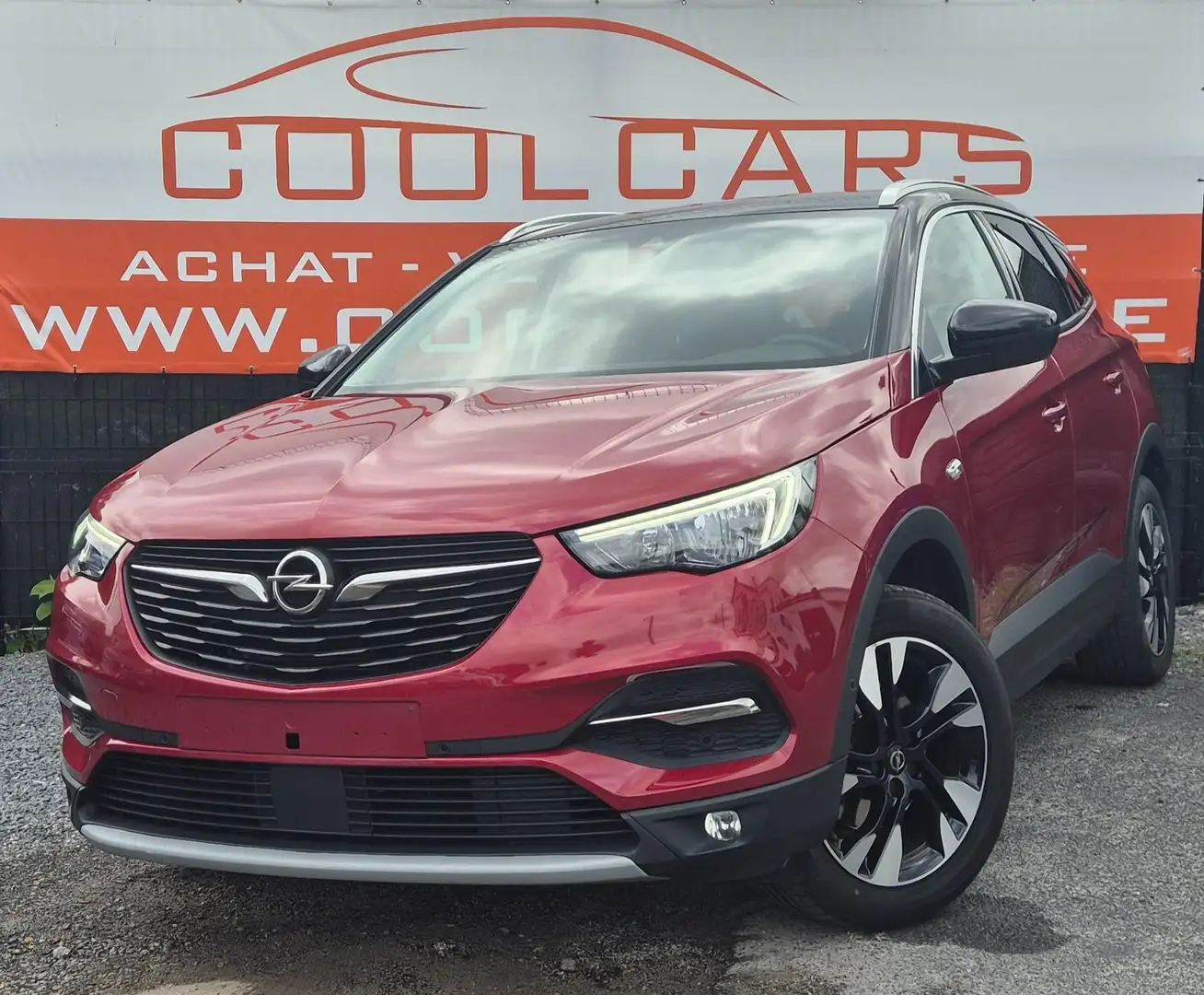 Opel Grandland X 1.2Turbo -EU6b-GARANTIE-1AN-MOTEUR CHANGÉ A 40k Rood - 1