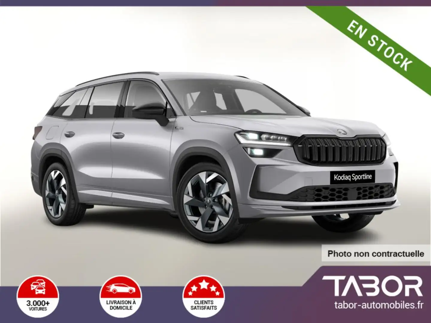 Skoda Kodiaq Sportl attelage Matrix GPS Kessy Argent - 1